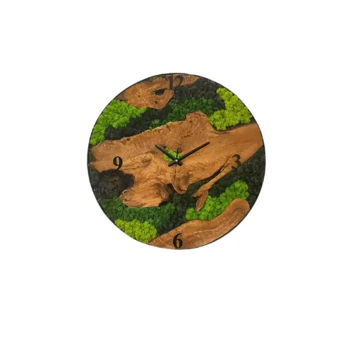 Live Edge Wall Clock